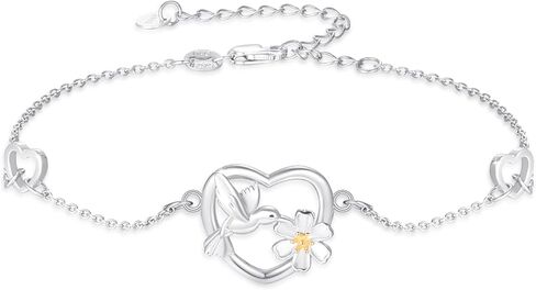 OHAYOO اليعسوب سوار للنساء 925 فضة اليعسوب سوار انفينيتي اليعسوب مجوهرات هدايا لمحبي أمي اليعسوب in Kuwait