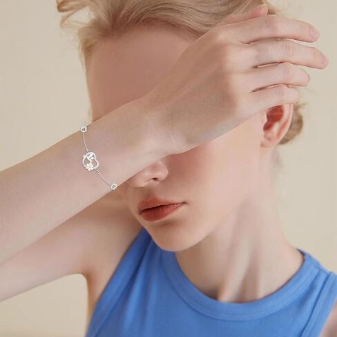 OHAYOO اليعسوب سوار للنساء 925 فضة اليعسوب سوار انفينيتي اليعسوب مجوهرات هدايا لمحبي أمي اليعسوب in Kuwait