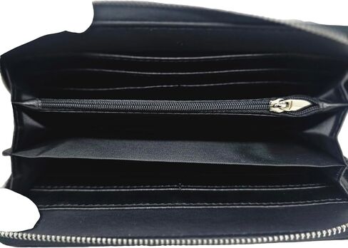حقيبة اليد Express Pattern Rhinestone Accordion Wallet (BLW-7229-BK) in Kuwait