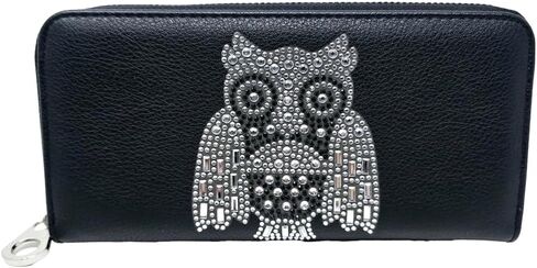 حقيبة اليد Express Pattern Rhinestone Accordion Wallet (BLW-7229-BK) in Kuwait