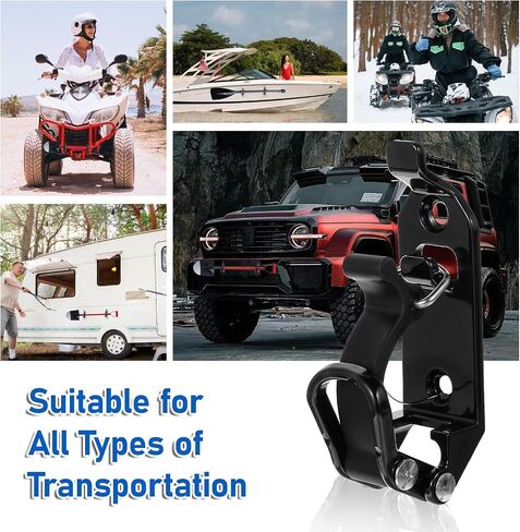 4pcs Mount for Roof Rack ، جبل مجرفة لسرير الشاحنة ، شاحنة على الطرق الوعرة رف رف فأس جبل ، حامل مجرفة للشاحنة ومشابك قبضة سريعة تناسب 0.67 "إلى 1.57" أدوات د (أسود) in Saudi Arabia