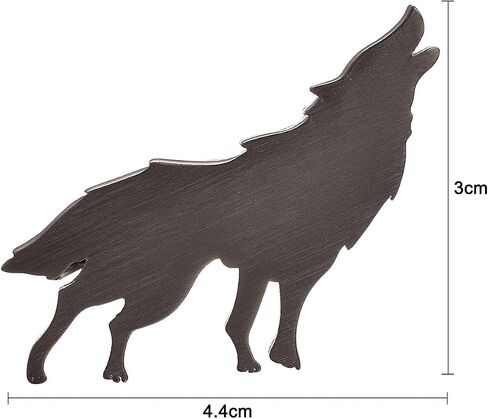 Yoursfs Grey Wolf Tie Clips For Men Animal Novelty Tie Clip Bar For Men Business Jewelry in Kuwait