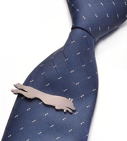 Yoursfs Grey Wolf Tie Clips For Men Animal Novelty Tie Clip Bar For Men Business Jewelry in Kuwait