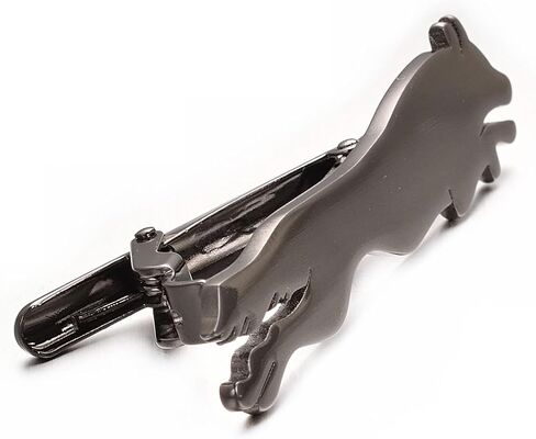 Yoursfs Grey Wolf Tie Clips For Men Animal Novelty Tie Clip Bar For Men Business Jewelry in Kuwait