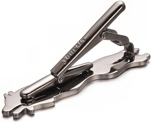 Yoursfs Grey Wolf Tie Clips For Men Animal Novelty Tie Clip Bar For Men Business Jewelry in Kuwait