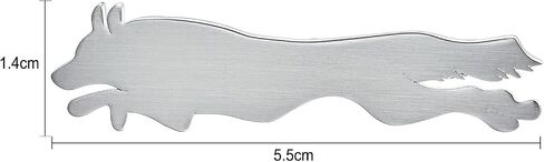 Yoursfs Grey Wolf Tie Clips For Men Animal Novelty Tie Clip Bar For Men Business Jewelry in Kuwait