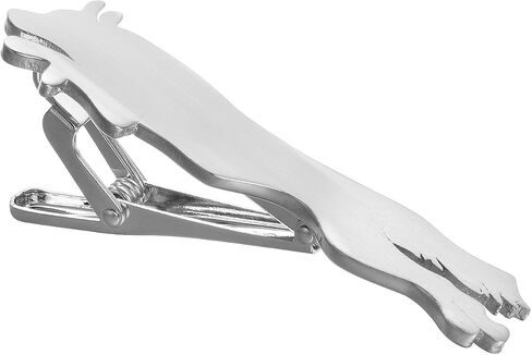 Yoursfs Grey Wolf Tie Clips For Men Animal Novelty Tie Clip Bar For Men Business Jewelry in Kuwait