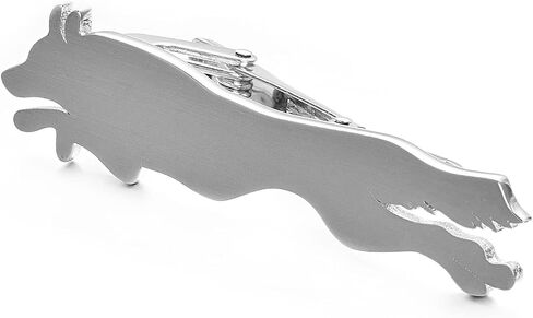 Yoursfs Grey Wolf Tie Clips For Men Animal Novelty Tie Clip Bar For Men Business Jewelry in Kuwait