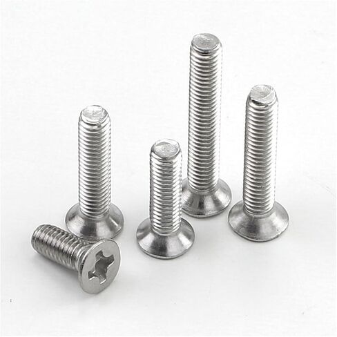 10-40pcs M3 M4 M5 M6 Phillips Head Laptop Machine Screws Stainless Steel for Computer Notebook (4mm, M5 20pcs) in Saudi Arabia