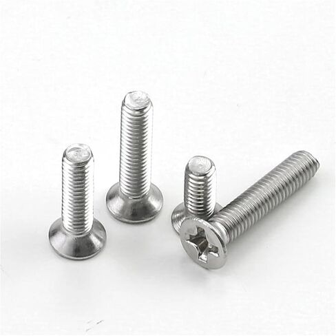 10-40pcs M3 M4 M5 M6 Phillips Head Laptop Machine Screws Stainless Steel for Computer Notebook (4mm, M5 20pcs) in Saudi Arabia