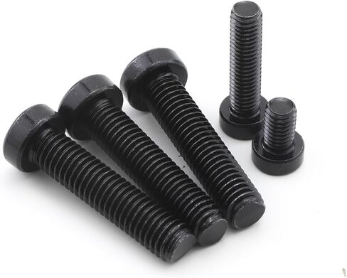Thin Low Short Profile Hex Socket Screw Set with Hex Socket - M3 M4 M10 M12 - Grade 12.9 Carbon Steel Allen Screws for Durable Fixing (10mm, M6 10pcs) in Saudi Arabia
