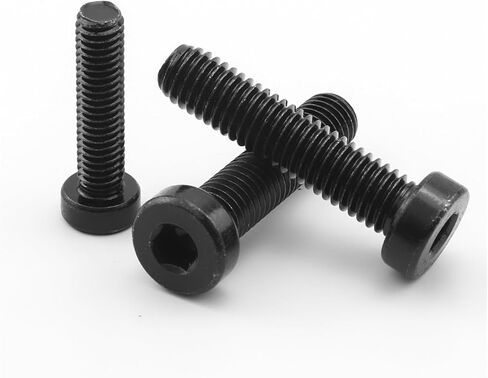 Thin Low Short Profile Hex Socket Screw Set with Hex Socket - M3 M4 M10 M12 - Grade 12.9 Carbon Steel Allen Screws for Durable Fixing (10mm, M6 10pcs) in Saudi Arabia