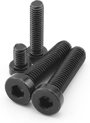 Thin Low Short Profile Hex Socket Screw Set with Hex Socket - M3 M4 M10 M12 - Grade 12.9 Carbon Steel Allen Screws for Durable Fixing (10mm, M6 10pcs) in Saudi Arabia