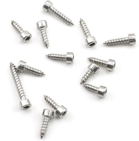 10-55pcs سداسيس سداسي المقبس البراغي M2 M2.6 M3 M3.5 M4 M5 M6 مقبس الفولاذ المقبس المقبس السداسي من الفولاذ المقبس المقبس الذاتي لمكبرات الصوت (12 مم ، M4 30pcs) in Saudi Arabia