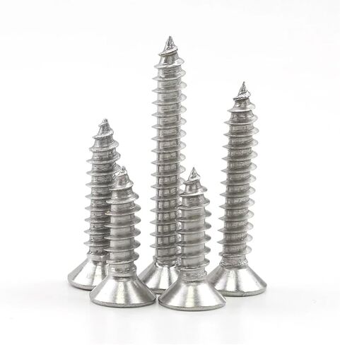 Cross Flat Head Self-Tapping Screw M1.2 M1.4 M1.7 M2 M2.3 M3 M4.2 M4 M5 M6 Stainless Steel for Sheet Metal (45 mm, M3 55 Pieces) in Saudi Arabia