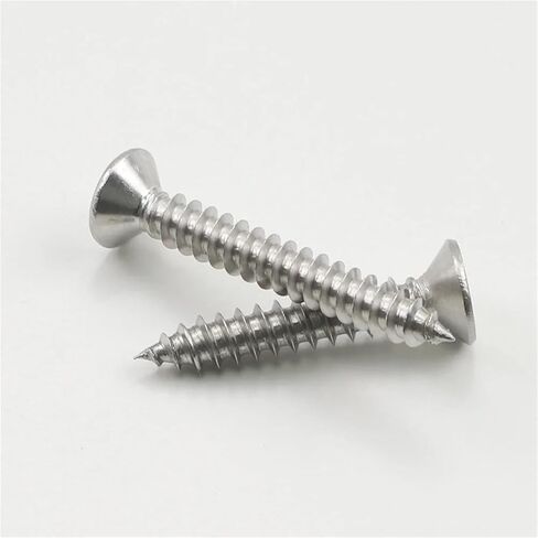 Cross Flat Head Self-Tapping Screw M1.2 M1.4 M1.7 M2 M2.3 M3 M4.2 M4 M5 M6 Stainless Steel for Sheet Metal (45 mm, M3 55 Pieces) in Saudi Arabia