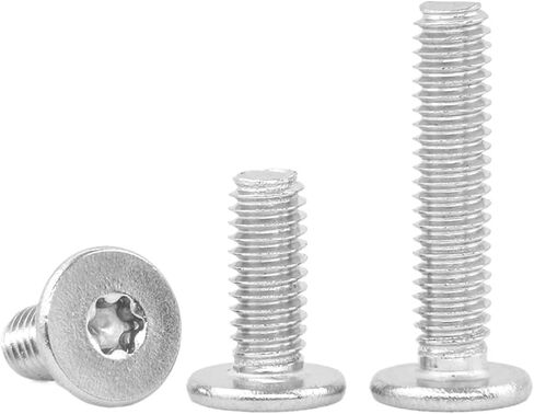 Ultra Low Torx Head Screws, Stainless Steel 304, M2, M2.5, M3, M4, M6, M8, Hexagonal Torx Machine Screw with Super Low Flat Head (18 mm, M2.5 50 Pieces) in Saudi Arabia