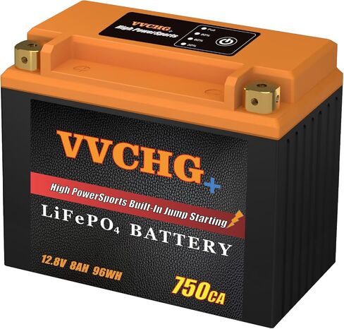 Motorcycle Battery 12V 5AH LiFePO4 with Smart BMS, YTX7A-BS/YTX9-BS/YT12A-BS/YTZ14S-BS for ATV, UTV, JetSki, 4 Wheeler in Saudi Arabia
