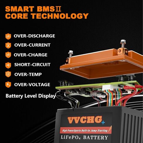 Motorcycle Battery 12V 5AH LiFePO4 with Smart BMS, YTX7A-BS/YTX9-BS/YT12A-BS/YTZ14S-BS for ATV, UTV, JetSki, 4 Wheeler in Saudi Arabia