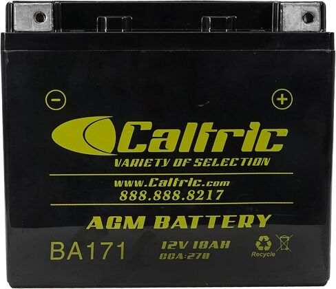Caltric Agm Battery Compatible with Yamaha Kodiak 700 Yfm700K Yfm-700K 4Wd Eps Hunter 2016 in Saudi Arabia