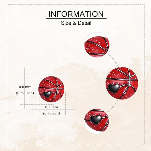 Basketball Stud Earrings for Women Teen S925 Sterling Silver Sparkly Simple Shiny Sports Jewelry in Saudi Arabia