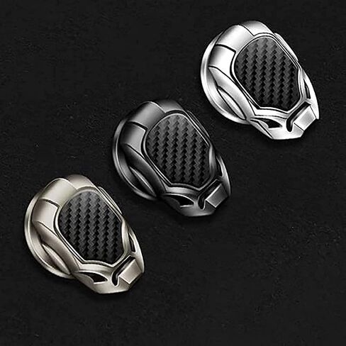 Zinc Alloy One-Key Start Cover, Universal Car Engine Start Stop Button Protective Cover Ignition Button Decoration Accessories (Black) in Saudi Arabia