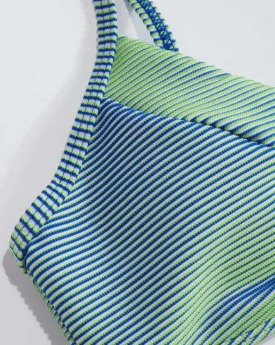 VOLAFA Women's Triangle Bikini Set Textured U Wire Push Up Solid Cheeky Two Piece Swimsuit Bathing Suit in Kuwait