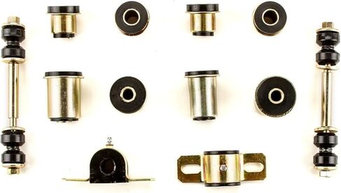ZORZA Black Poly Front End Suspension Bushings Set Polyurethane Steel Bushing Mounting Hardware for Pontiac for Firebird 1970-1973 Kit-Kit or Single Part BPFESBSF11PF in Kuwait