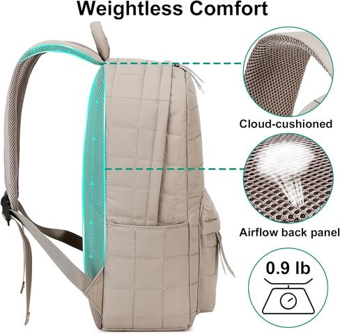 BTOOP School Backpack for Teen Girls Women Laptop College Backpacks Keychain Wristlet Wallet Girls Women Casual High School in Kuwait