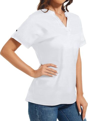 المرأة قصيرة الأكمام الصيف تونك قمم الخام in Kuwait