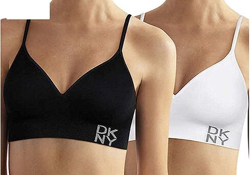 DKNY Women's Energy Seamless Bralette Everyday Comfort - 2 Pack in Saudi Arabia