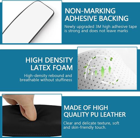 2PCS Car Door Armrest Pads, Soft Leather Elbow Pad Arm Rest for Car, Comfortable Car Knee Cushion, Automotive Elbow Leg Thigh Support Cushion Pillow, Interior Car Accessories (Beige) in Saudi Arabia