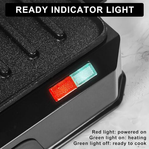 Panini Press Grill Sandwich Maker, Large Electric 3 in 1 Panini Sandwich Maker Grill, Open 180 Degrees for Grill Indoor, Perfect for Grilling Steaks, Burger, Sandwich,Non-stick Pan, Black in Kuwait