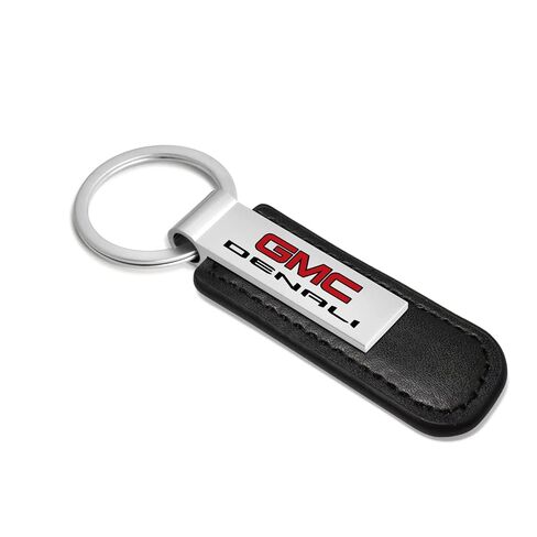لسلسلة مفاتيح الشعار من GMC Denali Pu Silver Metal Bar Bar in Saudi Arabia