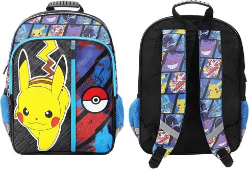 Pokemon Pikachu and Pokeball 16" Kid's Backpack For School And Travel in Saudi Arabia
