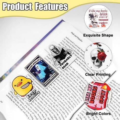 مرجعية مغناطيسية مضحكة - 10 PC FUN PUN CUTE MAGNET BOOK MARKS THE THE WOMEN in Saudi Arabia