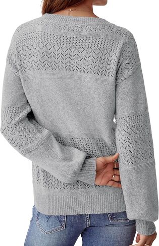 نوراكورا للسيدات الخامس سيفرات الكروشيه كروشيه خفيفة الوزن متماسكة سترة سور سبيكة طويلة الأكمام طويلة الخريف 2025 ملابس in Kuwait