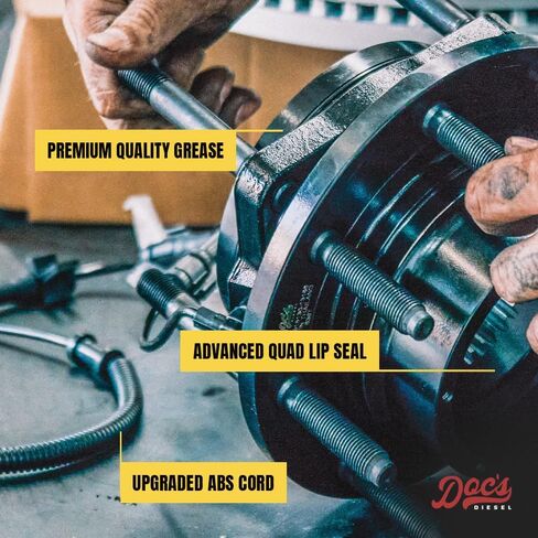 Doc's Diesel Premium E-Coated Front Wheel Hub Assembly DH515147 | Compatible with Chevrolet/GMC 6.6L Duramax RWD/DRW 2011-2019 | Replaces 515147 in Kuwait