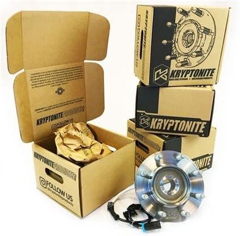 Tirrito Kryptonite 8 Lug استبدال عجلة محمل متوافق مع 1999-2010 Chevy/GMC Silverado/Sierra 2500HD/3500HD SRW & DRW (99-07 GM Classic GM 1500HD/2500/3500 SRW) in Saudi Arabia