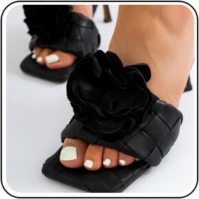 Vintage Decorative Flower Shoe Clips Elegant Black Rose Floral Removable High Heels Buckles Wedding Bridal Shoes Accessories in Saudi Arabia
