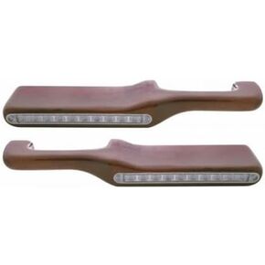 UNITED PACIFIC 87994 Door Armrest Wood, with Led, Amber Led/Clear Lens, for Peterbilt in Kuwait