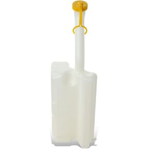 Auto Dynasty HO3014114 Factory Style Car Coolant Reservoir Overflow Bottle Tank with Cap Compatible with Honda Civic SL 2.0L 2002-2005, Bare White in Saudi Arabia