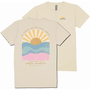 Simply Southern His Mercies are New Every Morning - Lamentations - Sun - Adult T-Shirt in Kuwait