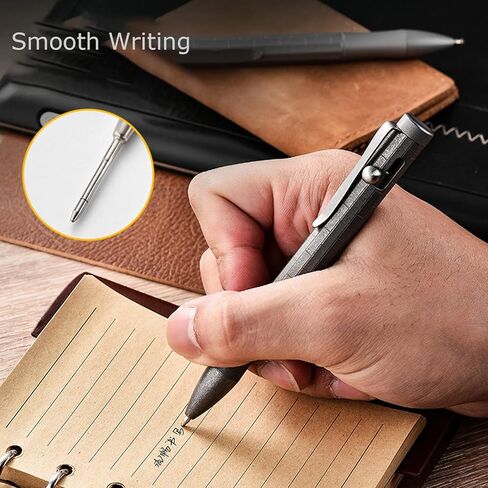 قلم الترباس من التيتانيوم 4.92 "قلم حبر مع مقطع جيب قابل لإعادة الملء in Kuwait