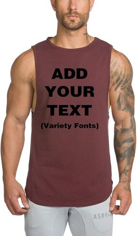 مخصصات Pullover Sports Dry Fit Tank Tops Sweatshirt أضف نصك الخاص للرجال in Kuwait