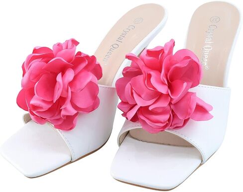 Vintage Decorative Flower Shoe Clips Elegant Black Rose Floral Removable High Heels Buckles Wedding Bridal Shoes Accessories in Saudi Arabia
