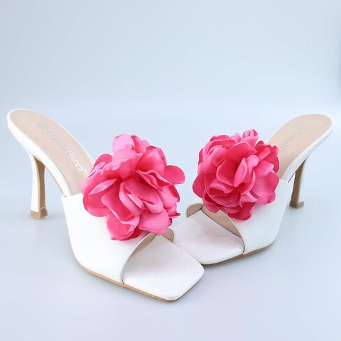 Vintage Decorative Flower Shoe Clips Elegant Black Rose Floral Removable High Heels Buckles Wedding Bridal Shoes Accessories in Saudi Arabia
