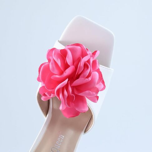 Vintage Decorative Flower Shoe Clips Elegant Black Rose Floral Removable High Heels Buckles Wedding Bridal Shoes Accessories in Saudi Arabia