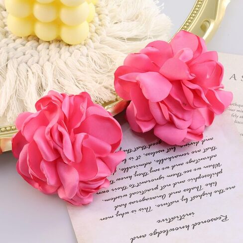 Vintage Decorative Flower Shoe Clips Elegant Black Rose Floral Removable High Heels Buckles Wedding Bridal Shoes Accessories in Saudi Arabia