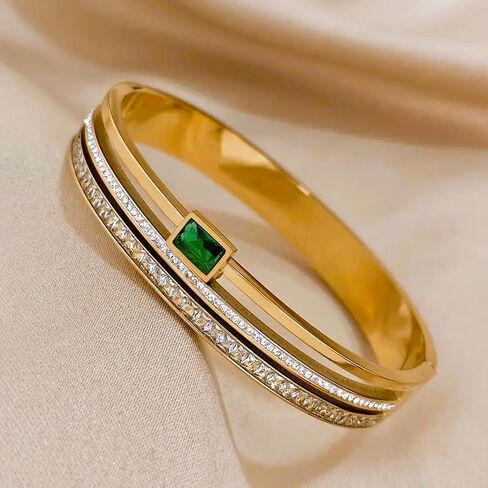 Versatile Luxe Bangle Bracelet – Perfect for Christmas, Weddings, Birthdays & Valentine’s Date, Traditional or Casual Wear in Kuwait